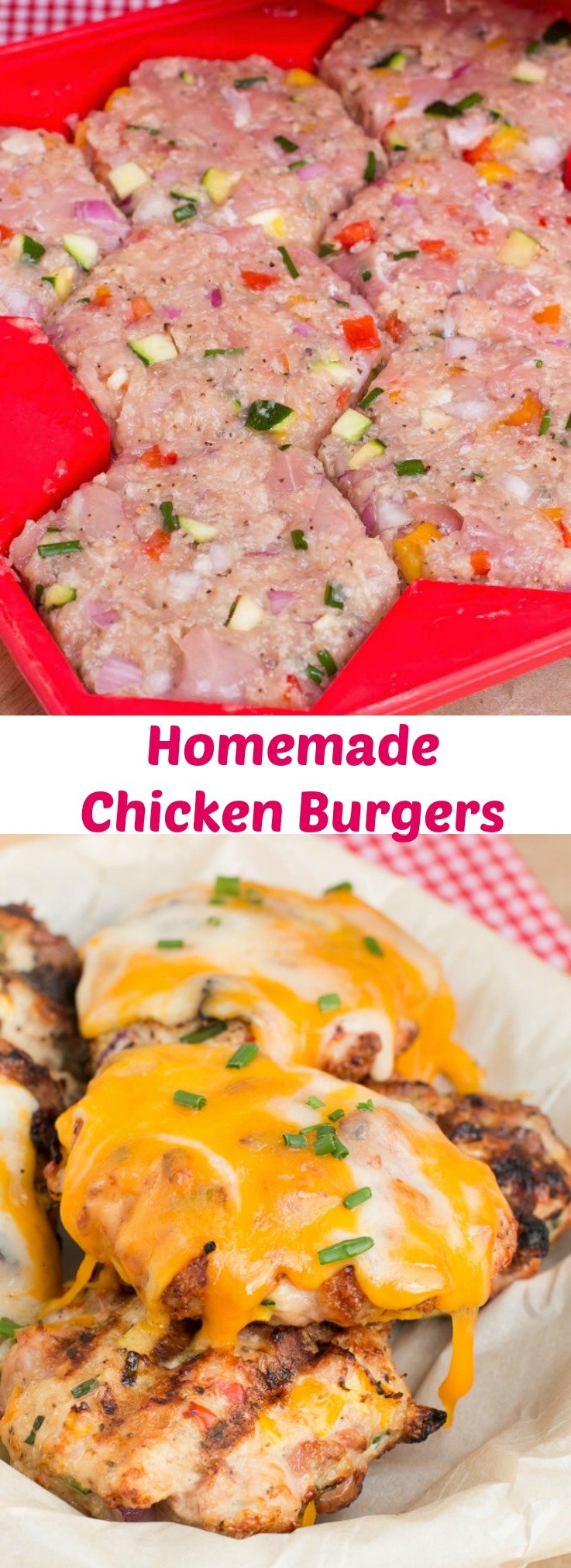 Homemade Chicken burgers