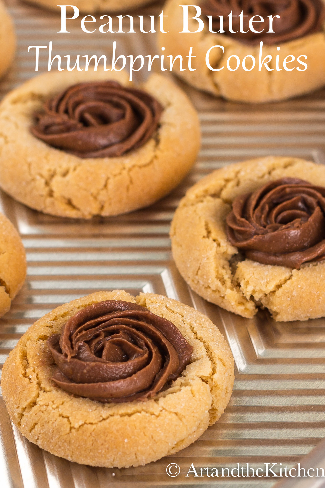 Peanut Butter Thumbprint cookies