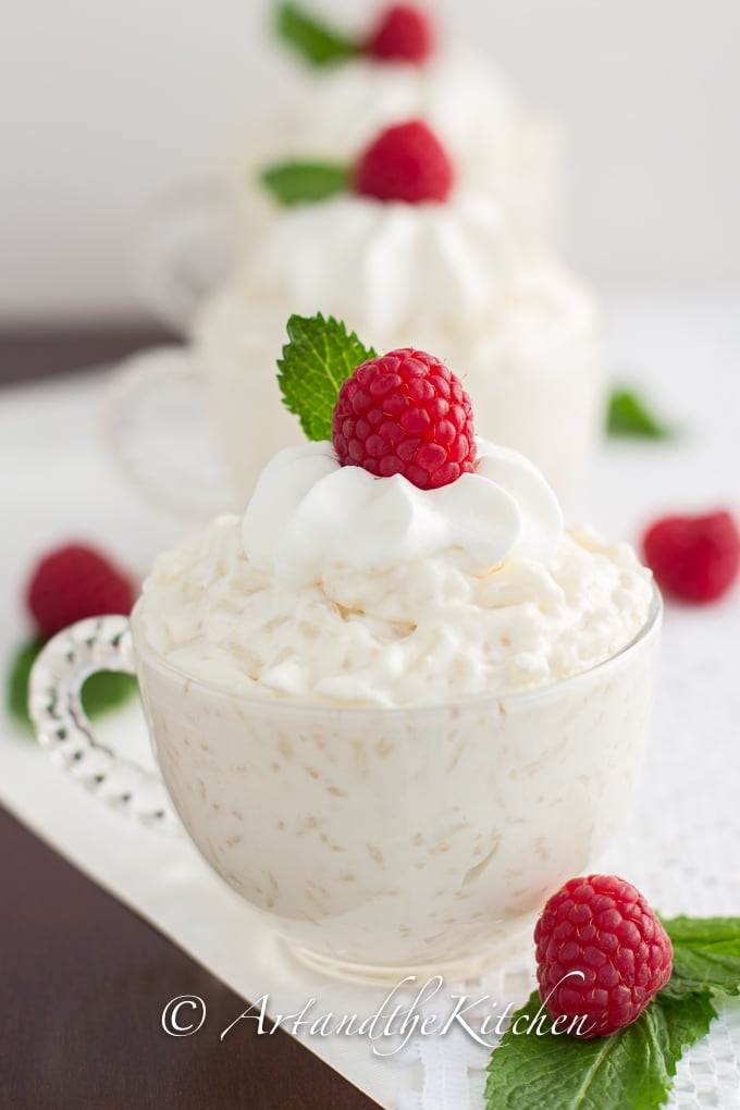 creamy rice pudding