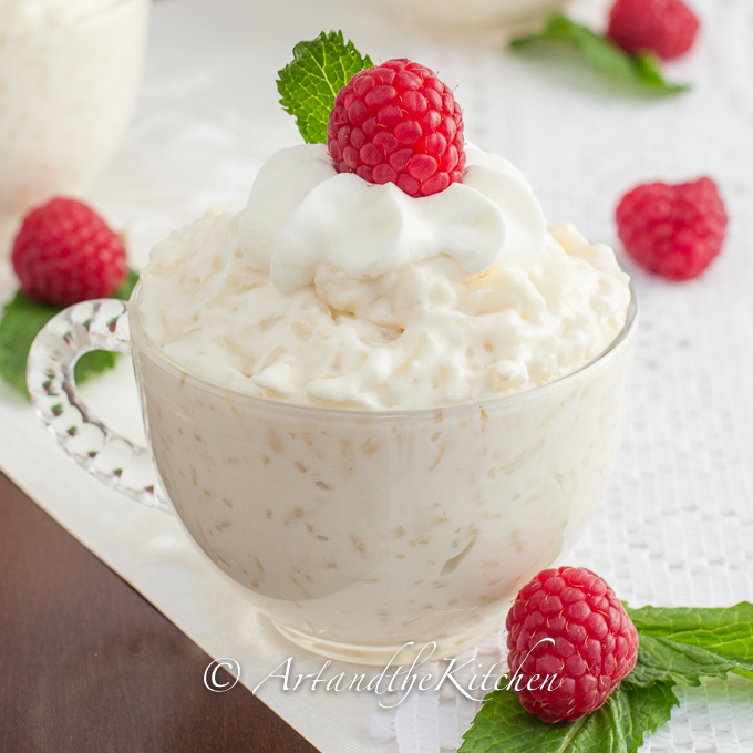 creamy rice pudding