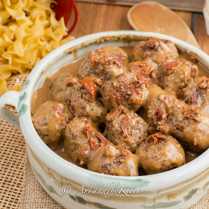 Turkey Meatballs in Creamy Dairy Free Sauce Art and the Kitchen