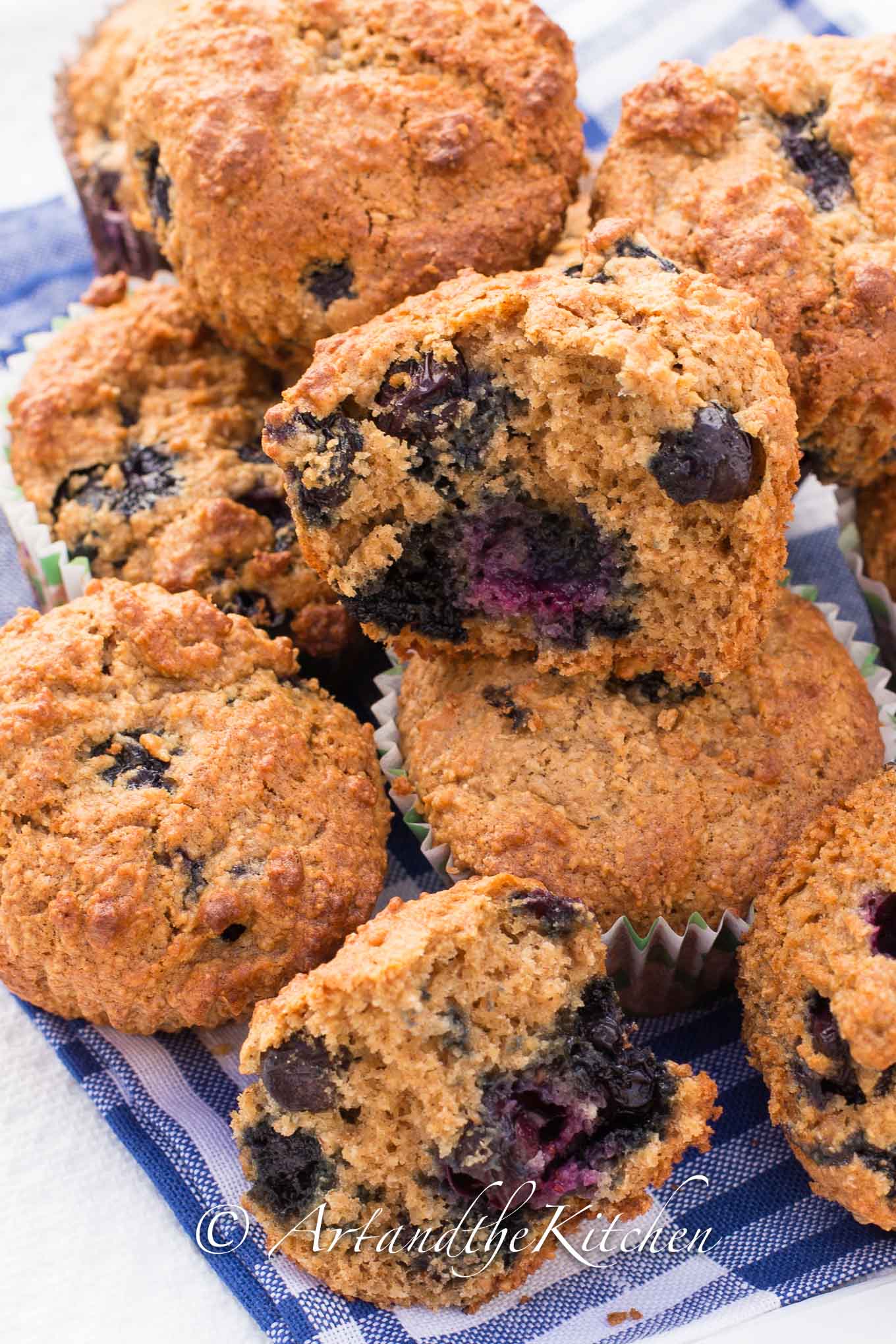 Blueberry Bran Muffins Art and the Kitchen