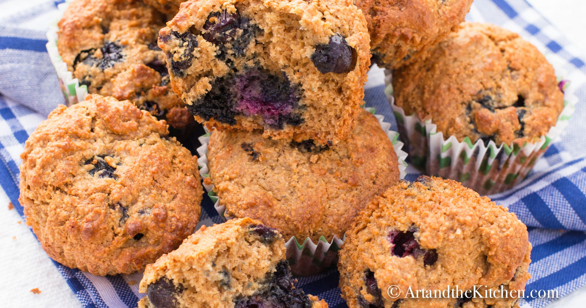 Blueberry Bran Muffins Art and the Kitchen