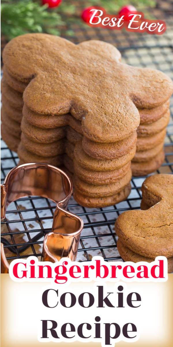 A great gingerbread cookie recipe! This recipe leaves a crisp edge cookie with a soft inside. These can be cutout with your favorite cookie cutter. via @artandthekitch