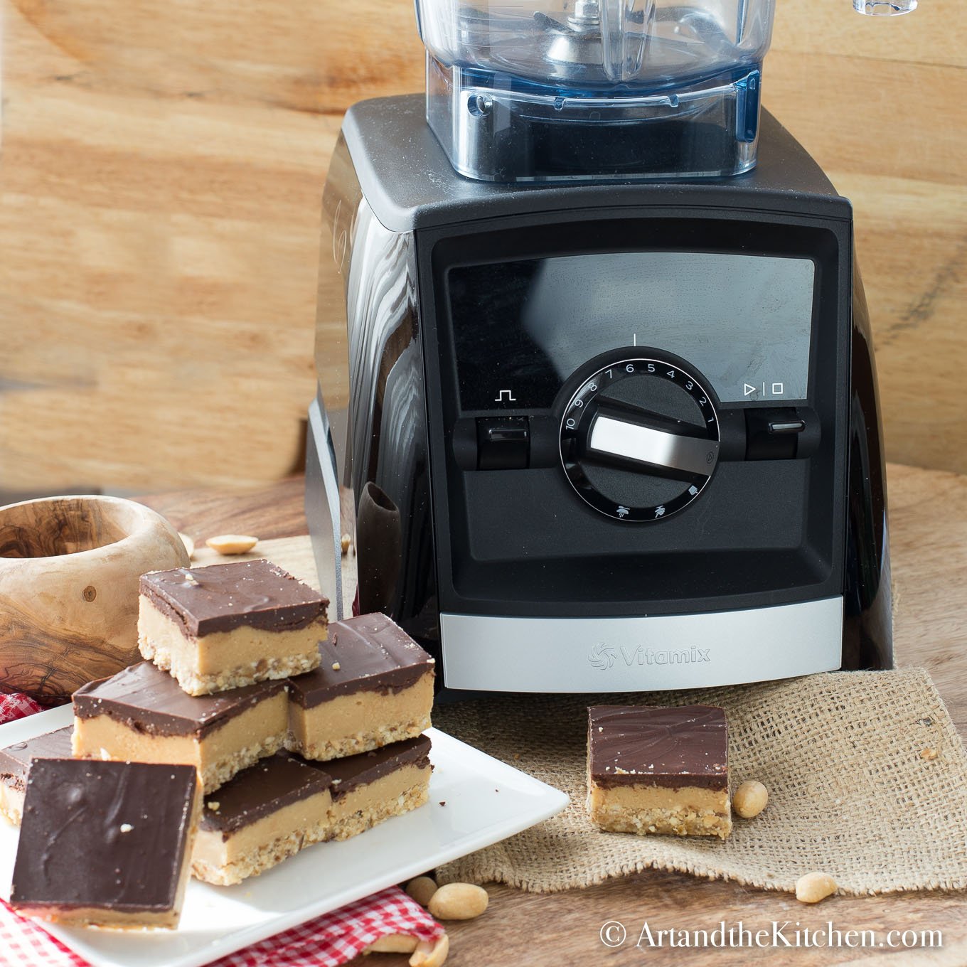 Healthy No Bake Peanut Butter Bars