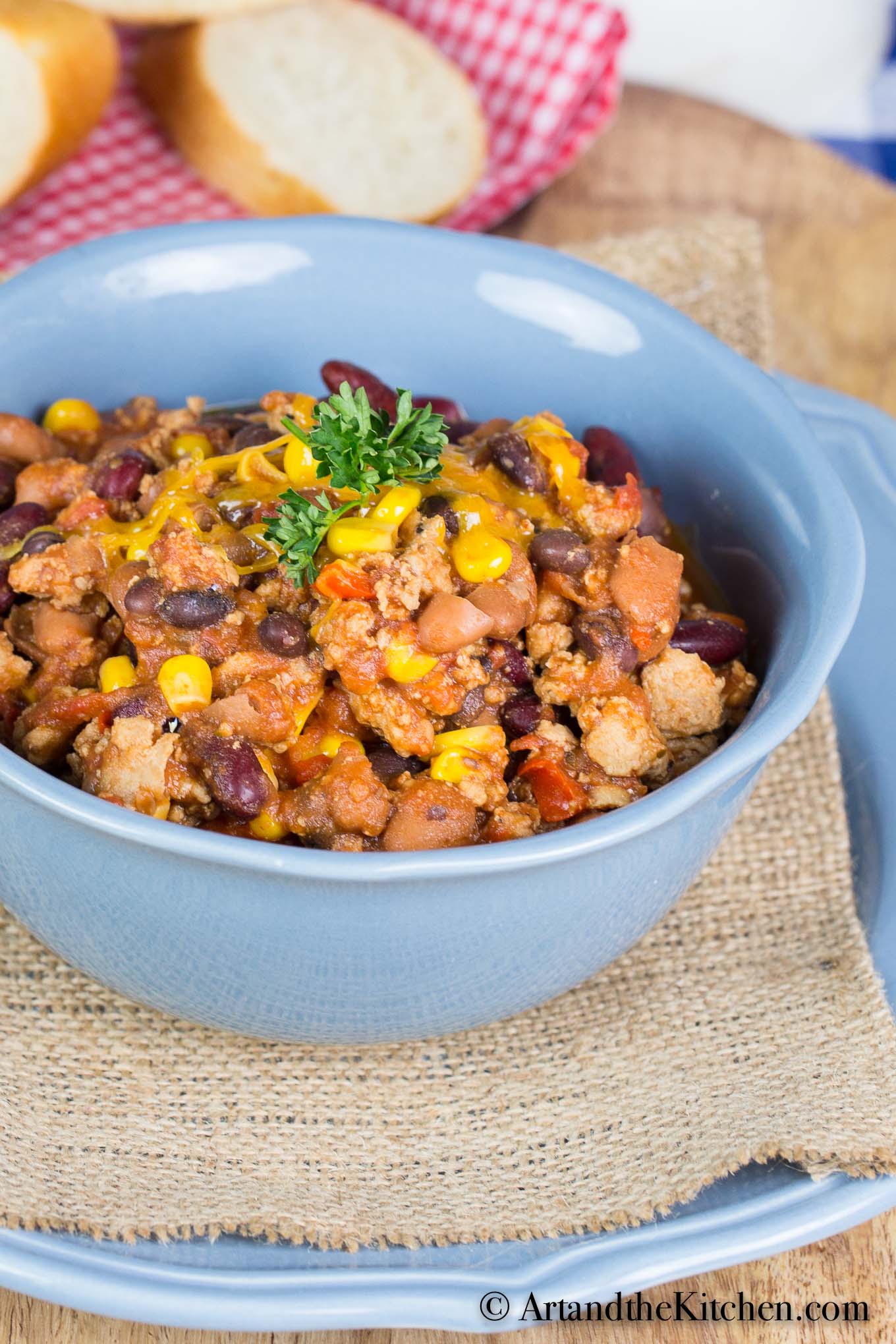 Slow Cooker Turkey Chili