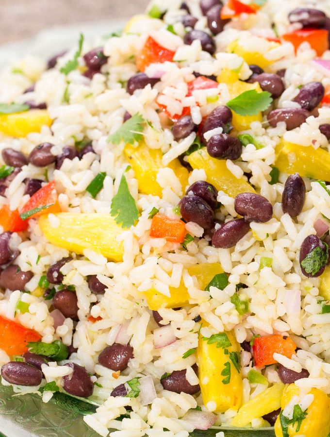 Black Bean Coconut Rice Salad