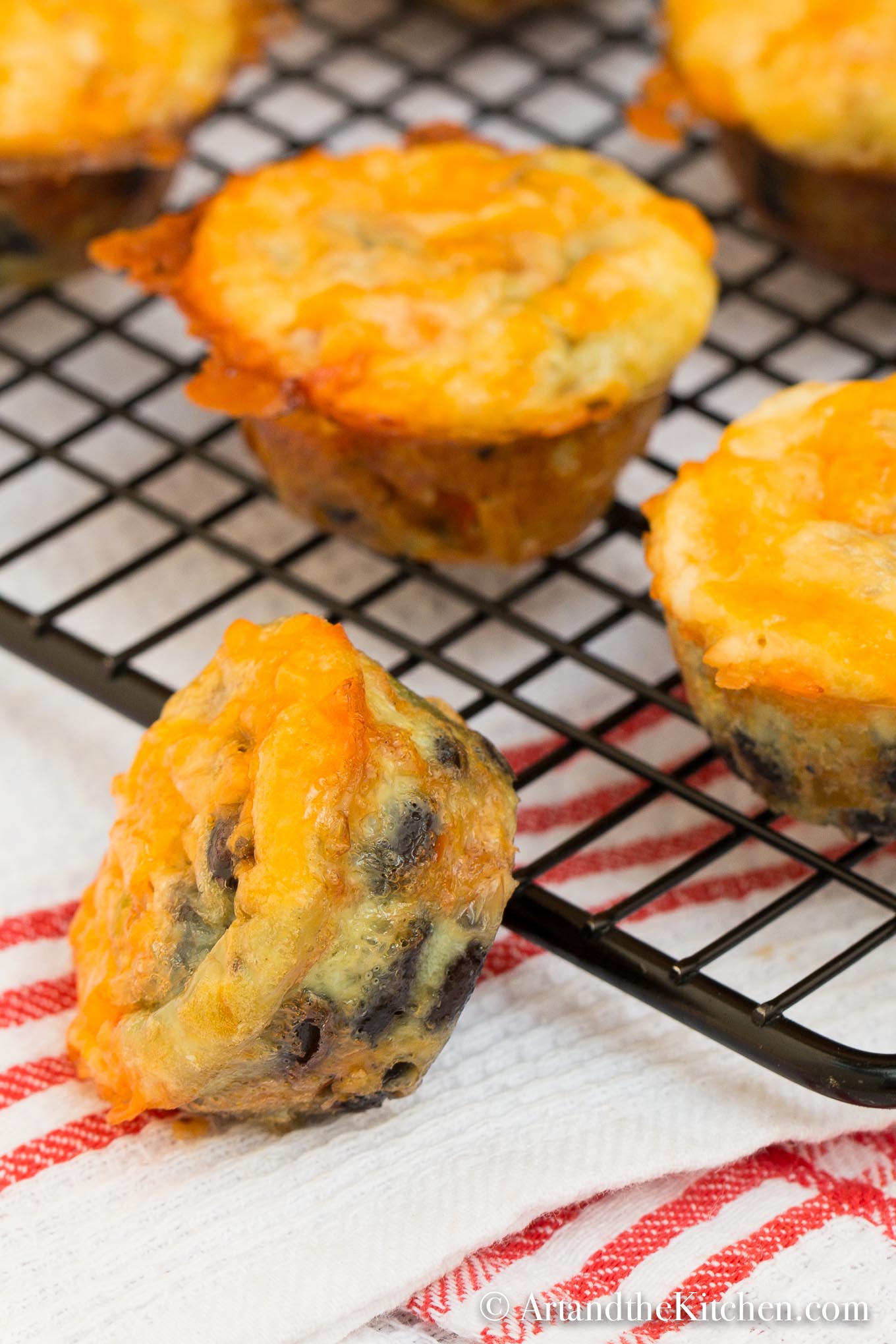 Black Bean Frittata Bites