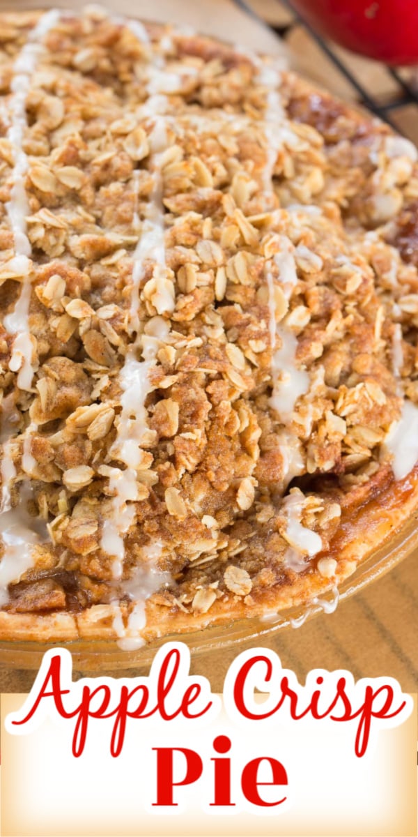 Apple Crisp Pie is a delicious combination of good old fashioned apple pie with a crumbly oatmeal crisp top! Serve warm with a scoop of ice cream and you have one of the best apple desserts EVER!
via @artandthekitch