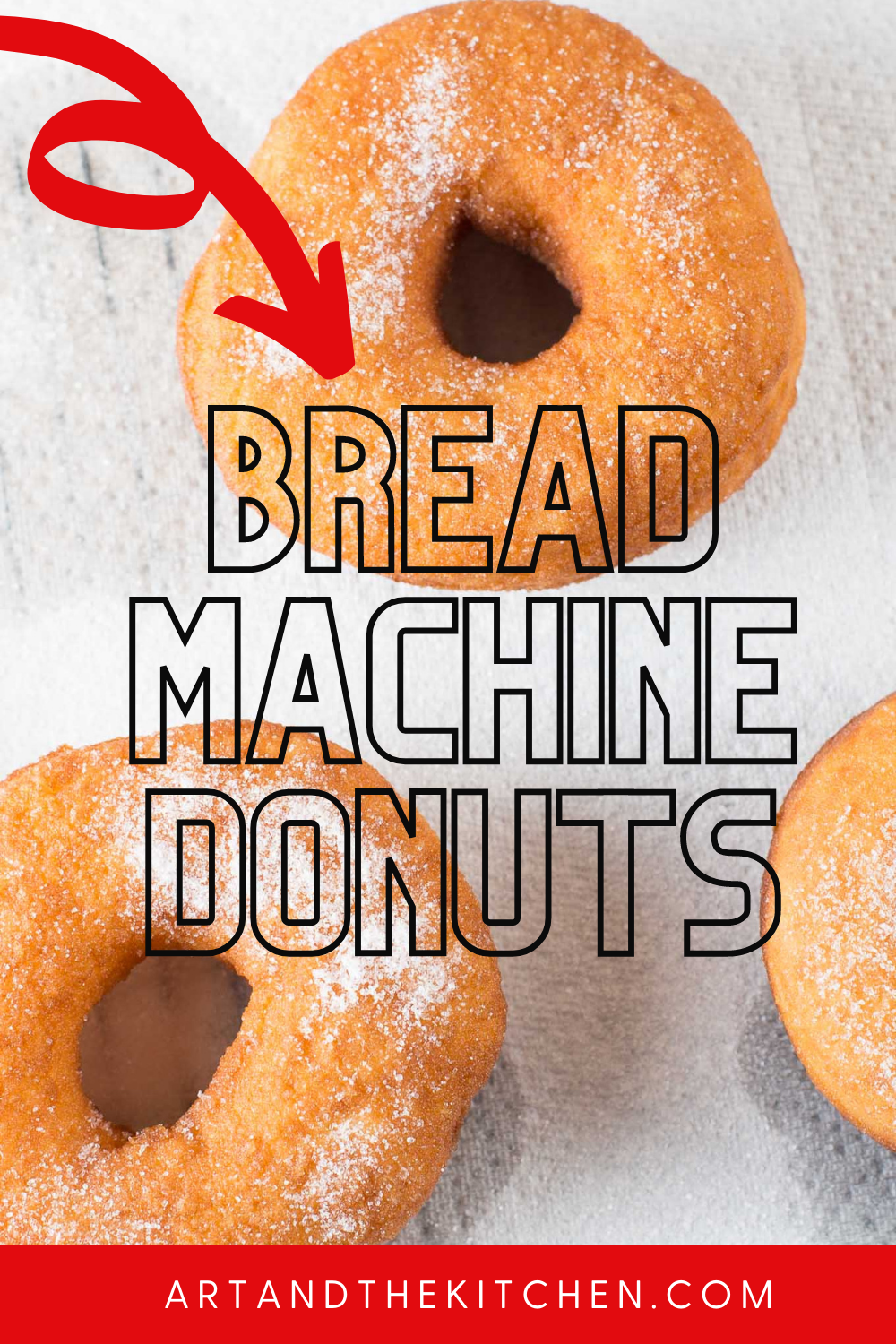 Easy Bread Machine Donuts are light and fluffy just like the ones from your favourite bakery. Sprinkle with plain white sugar, icing sugar, dip in chocolate or decorate with frosting and sprinkles. It is time to pull out that bread machine and whip up a batch of yummy homemade donuts! via @artandthekitch