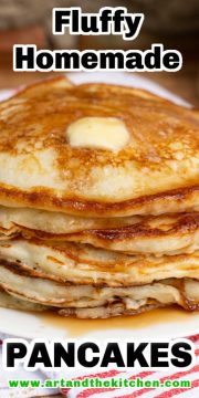 Perfect Fluffy Pancake Recipe - Art and the Kitchen