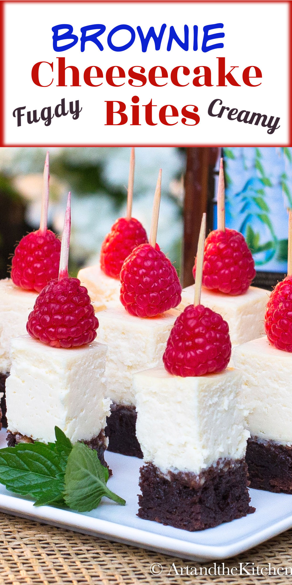 Brownie Cheesecake Bites Art and the Kitchen