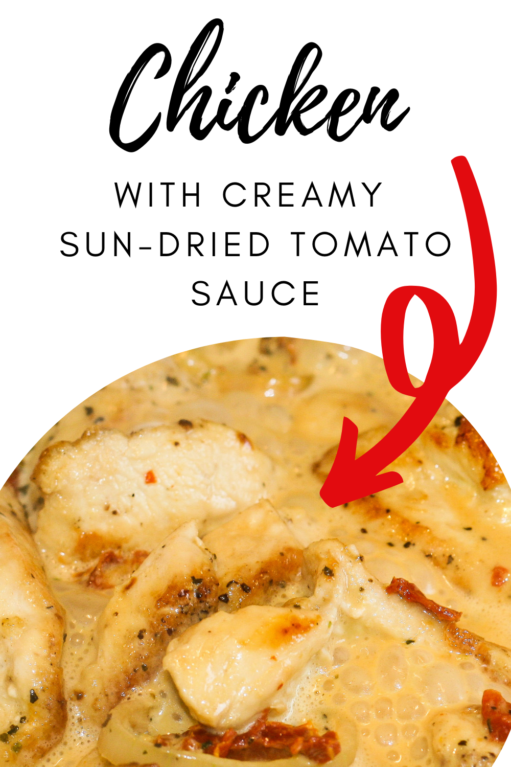 Chicken in a Creamy Sun Dried Tomato Sauce. An easy to make 30 minute chicken recipe! Amazingly flavorful in a rich, creamy sauce. via @artandthekitch