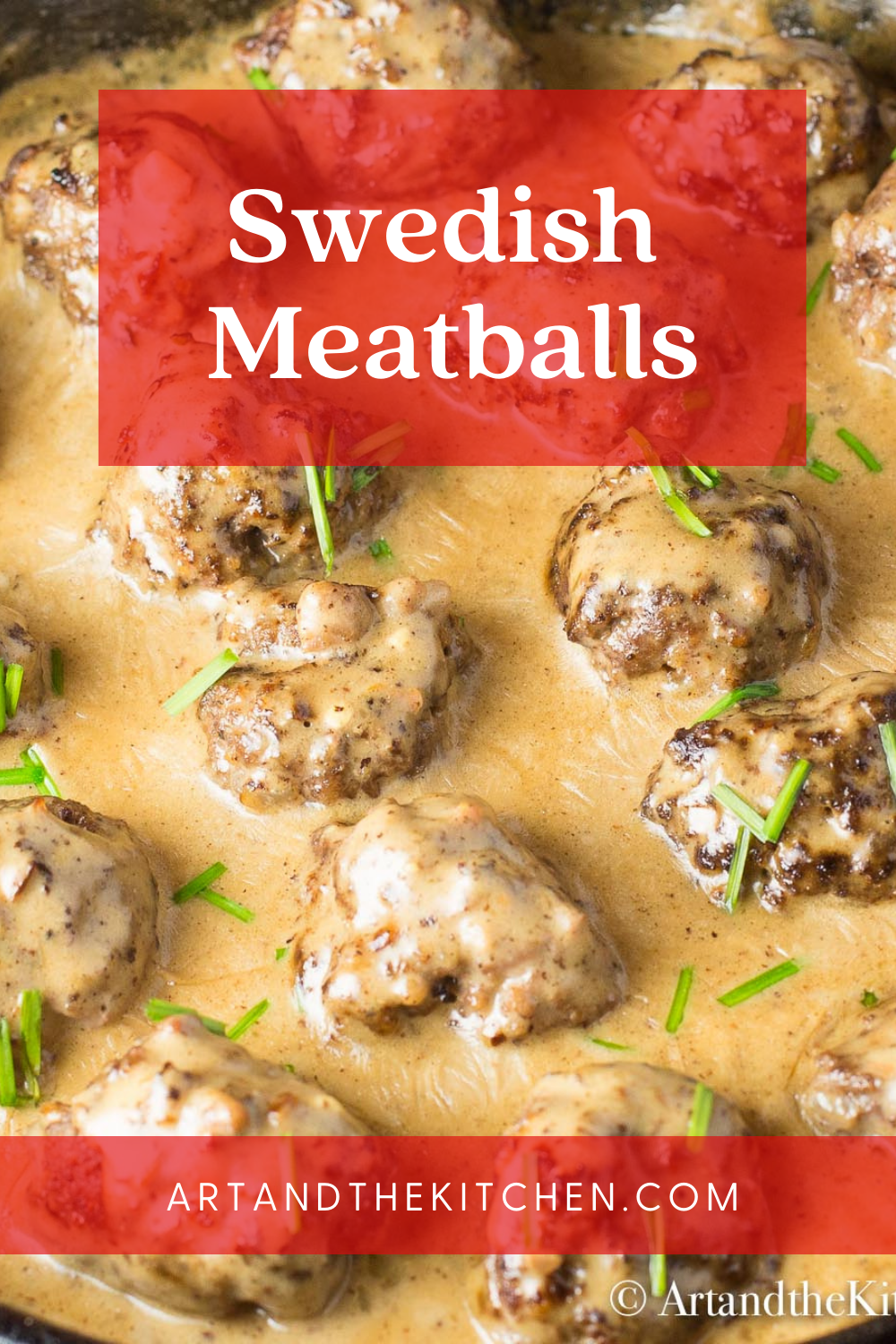 These Best Ever Swedish Meatballs are smothered in amazing rich and creamy gravy.  via @artandthekitch