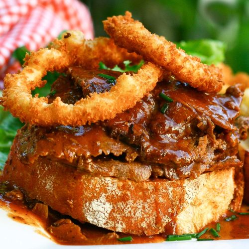 邦楽 wface hot beefsandwiches Hot Roast Beef Sub Sandwich with Cheese and Au Jus Dipping
